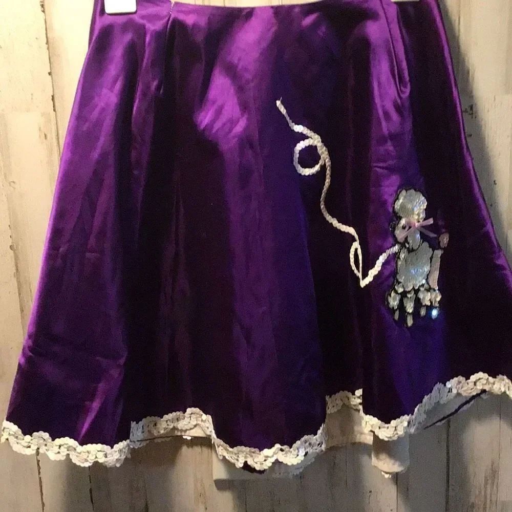 Vintage poodle skirt from Bienville costumes